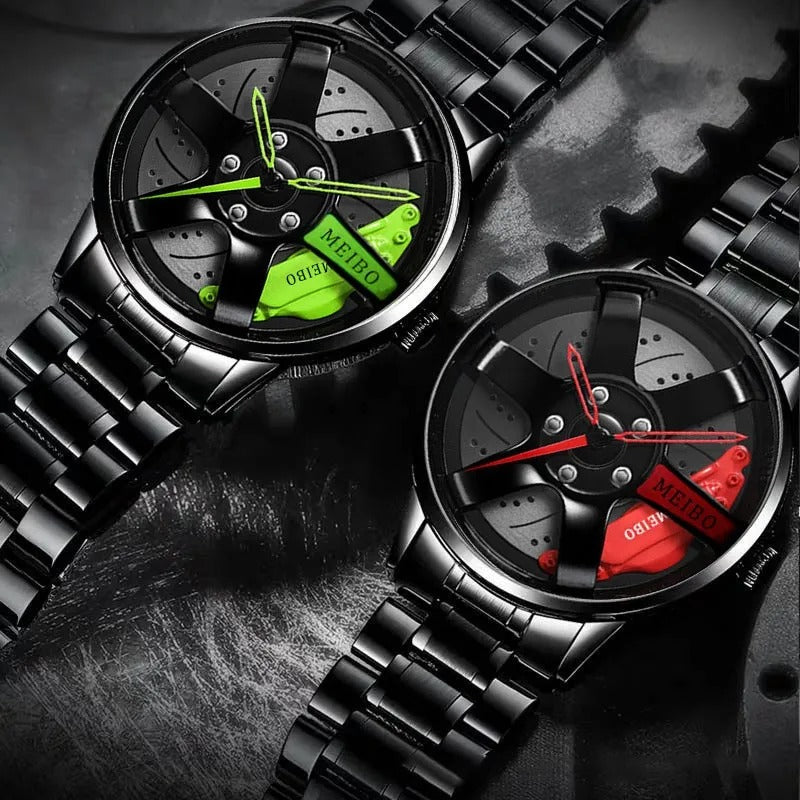 Car Watches For Men,Waterproof Stainless Steel