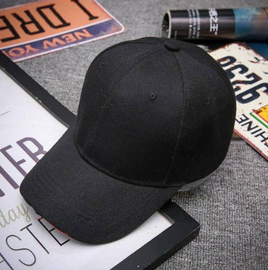 Basic Black Cap For Adults (high Quality)