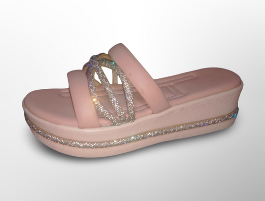 Elegant Pink Ladies’ Slippers – Comfort Meets Style