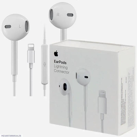 Apple Lightning Connector Superior Sound Wired Earphones with Dual Mic