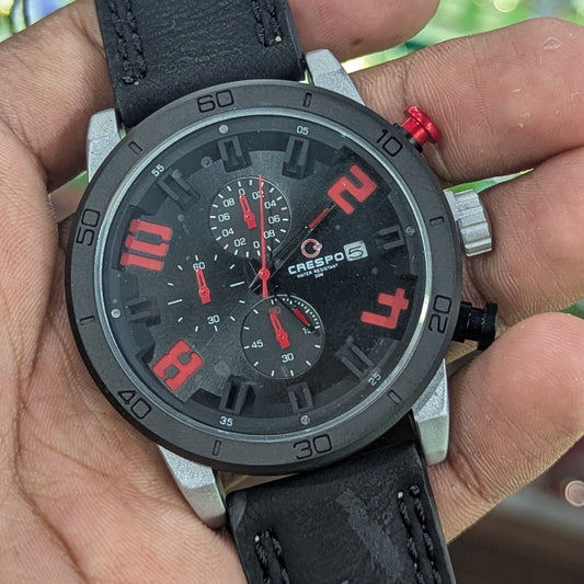 Crespo Premium Red & Black – Engineered for Excellence