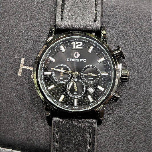 Elite Black Edition – Premium Chronograph Watch